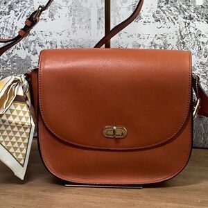 Brown Leather Camera Bag